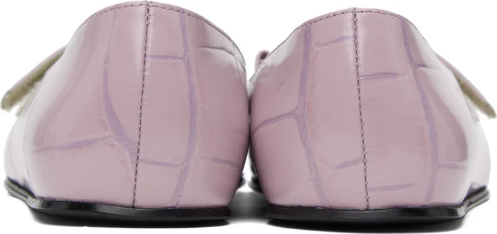 BY FAR SSENSE Work Capsule – Purple Molly Ballerina Flats - Image 2