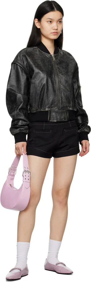 BY FAR SSENSE Work Capsule – Purple Molly Ballerina Flats - Image 5