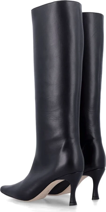 By Far Stevie 42 White Leather Boots - Image 4