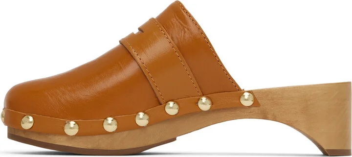 BY FAR Tan Hans Clogs - Image 3