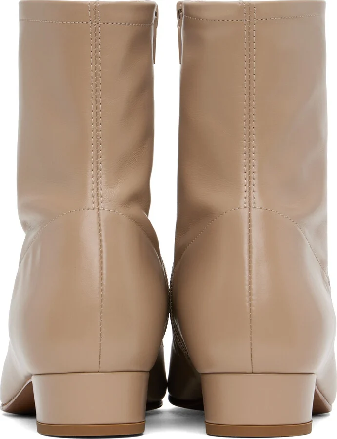 BY FAR Taupe Este Boots - Image 2
