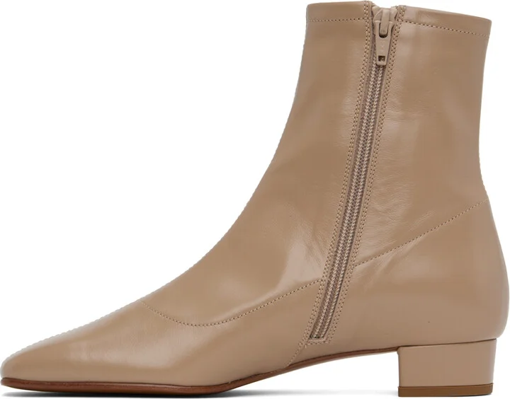 BY FAR Taupe Este Boots - Image 3