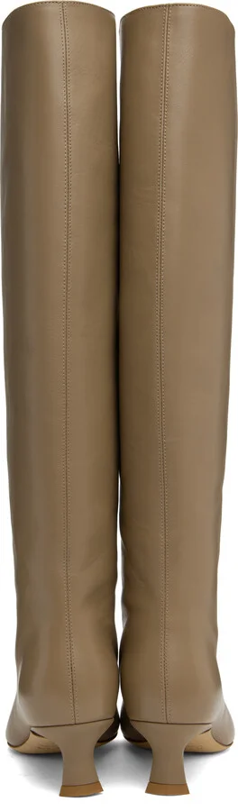 BY FAR Taupe Kitten Stevie 42 Tall Boots - Image 2