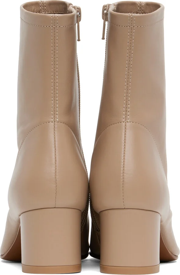 BY FAR Taupe Sofia Boots - Image 2
