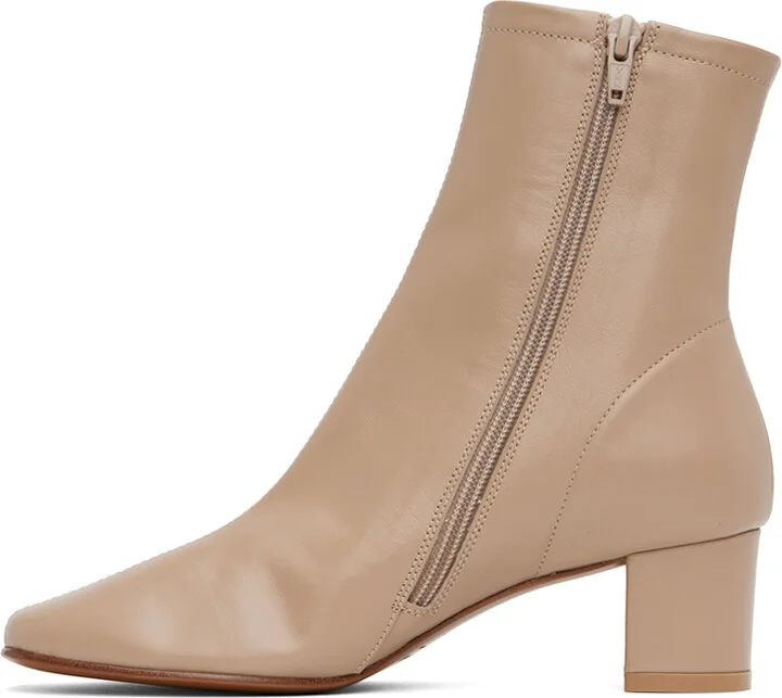 BY FAR Taupe Sofia Boots - Image 3