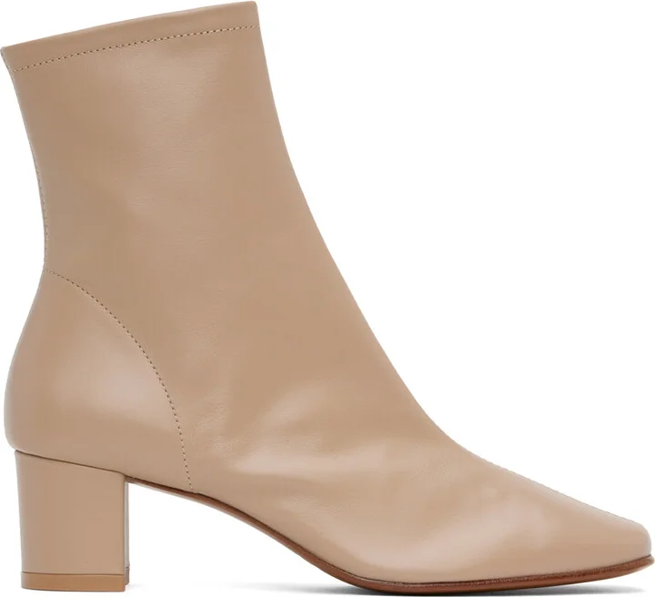 BY FAR Taupe Sofia Boots