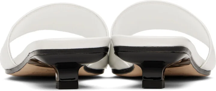 BY FAR White Ceni Mules - Image 2