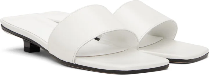 BY FAR White Ceni Mules - Image 4