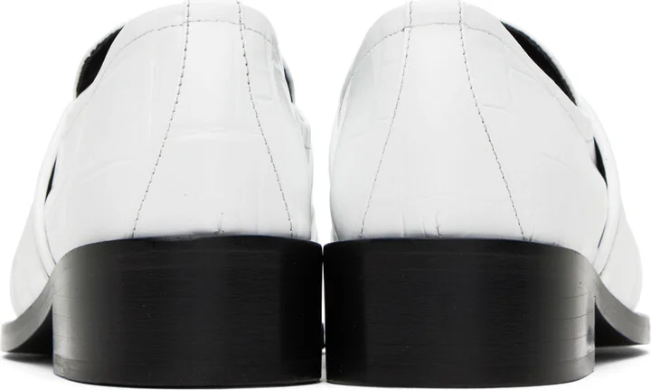 BY FAR White Cyril Loafers - Image 2