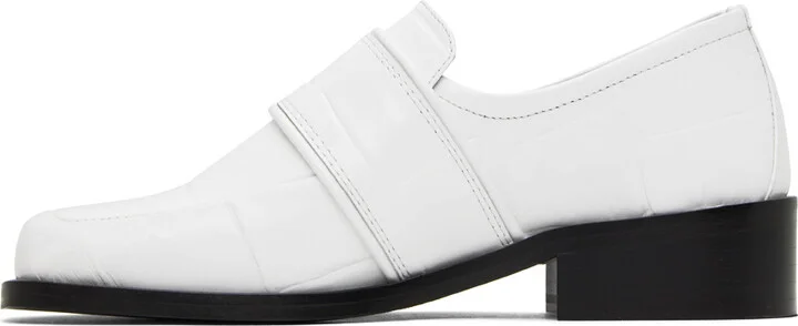 BY FAR White Cyril Loafers - Image 3