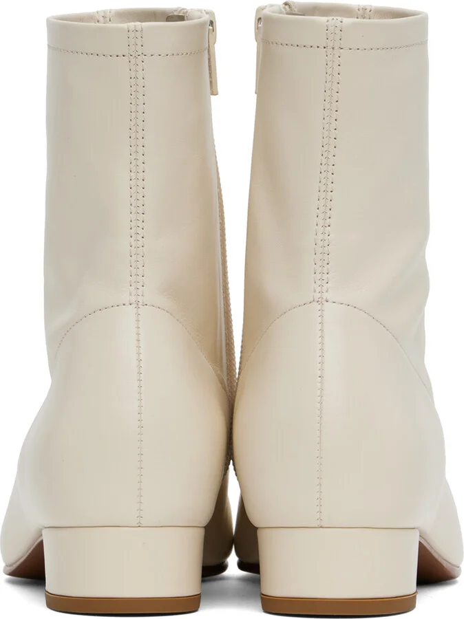 BY FAR White Este Boots - Image 2