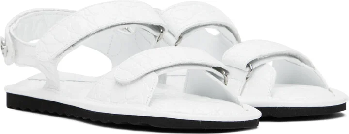 BY FAR White Gideon Sandals - Image 4