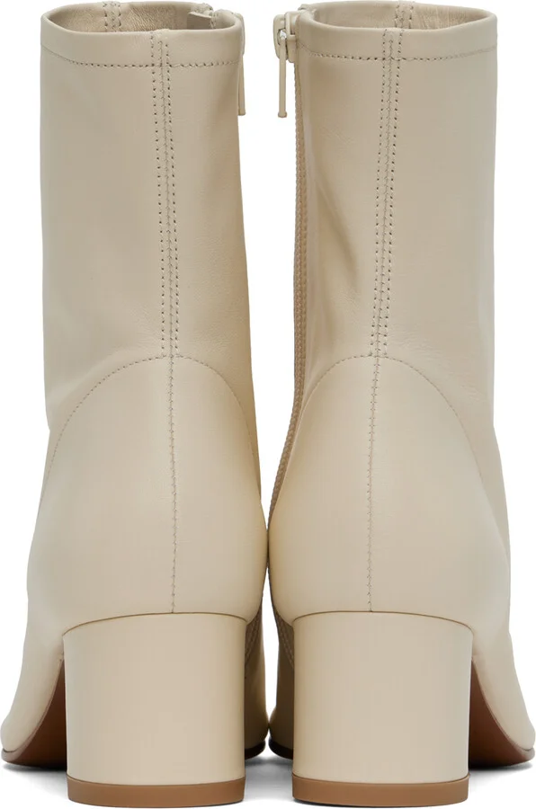 BY FAR White Sofia Boots - Image 2