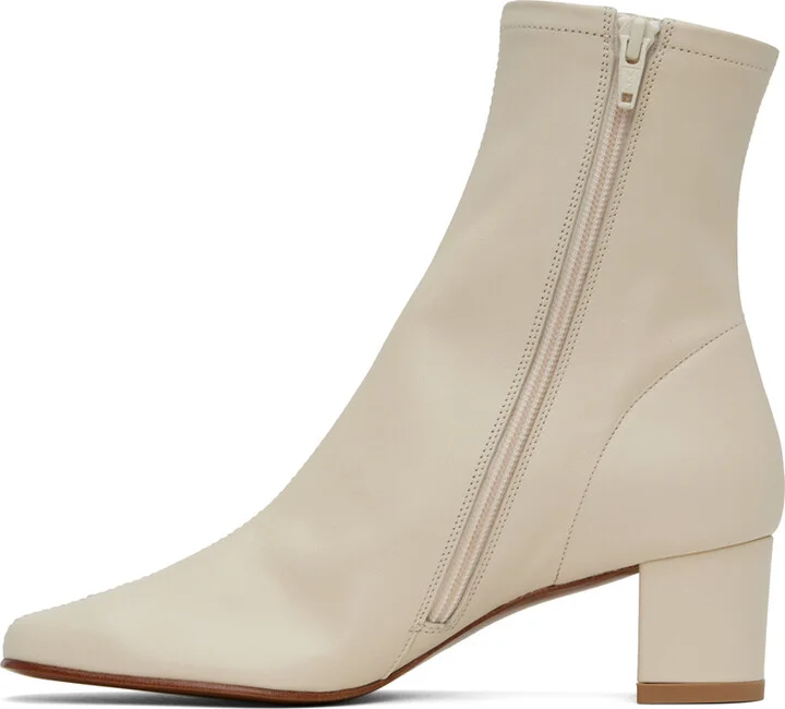 BY FAR White Sofia Boots - Image 3