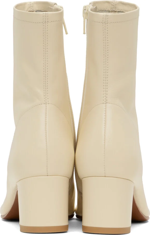 BY FAR White Sofia Boots - Image 2
