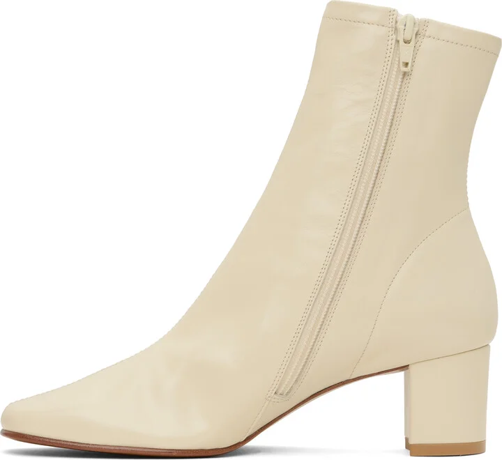 BY FAR White Sofia Boots - Image 3