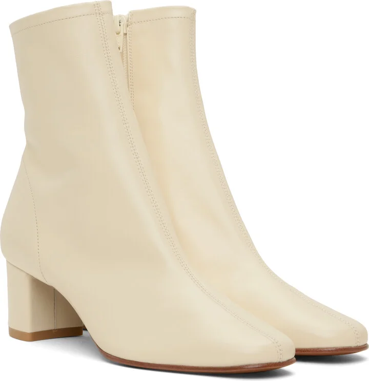 BY FAR White Sofia Boots - Image 4