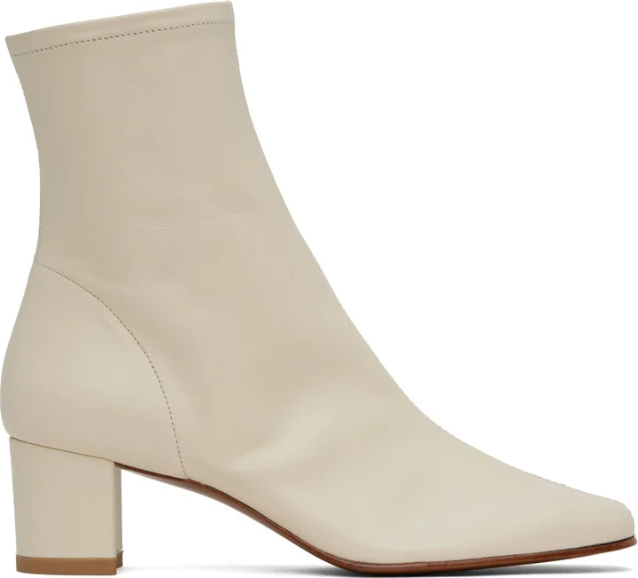BY FAR White Sofia Boots