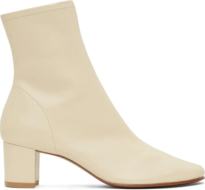 BY FAR White Sofia Boots
