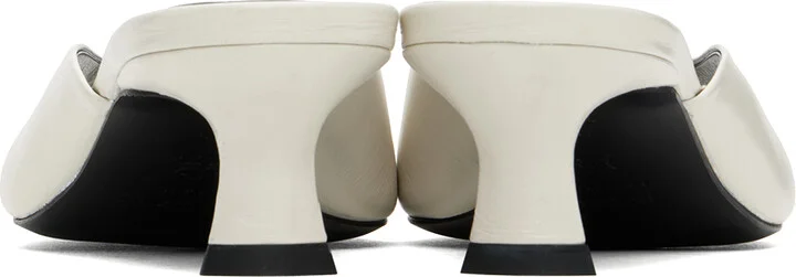 BY FAR White Wendy Mules - Image 2