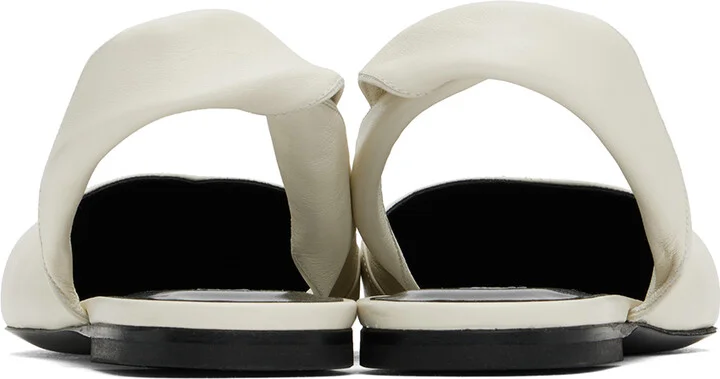 BY FAR White Yasha Flats - Image 2