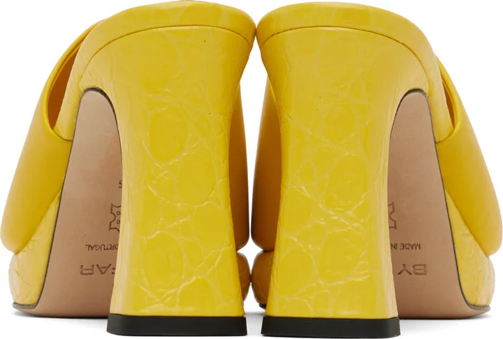 BY FAR Yellow Beliz Mules - Image 2