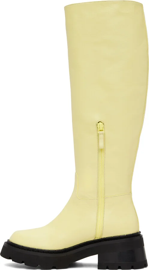 BY FAR Yellow Russel Boots - Image 3