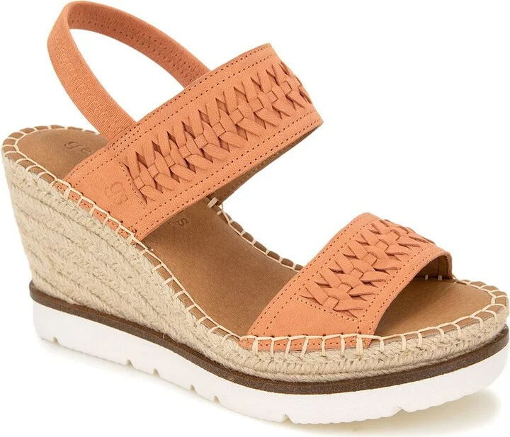 by Kenneth Cole Elyssa Two-Band Braid Leather Espadrille
