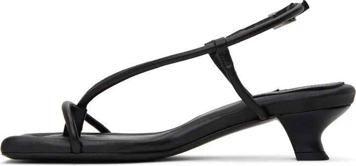 by Malene Birger Black Tevi Heeled Sandals - Image 3
