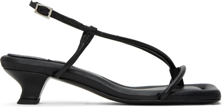 by Malene Birger Black Tevi Heeled Sandals