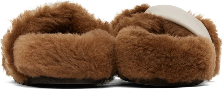 by Malene Birger Brown & Beige Moria Sandals - Image 2