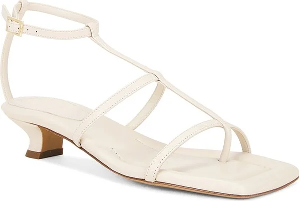 By Malene Birger Teva Heels in Ivory - Image 2