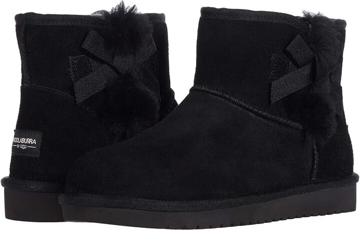 by UGG Victoria Mini 1114731/BLK Women's 9 Black Suede Boots KHD2430