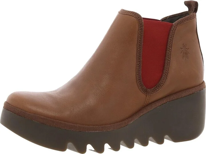 Byne 349 Womens Stretch Leather Chelsea Boots