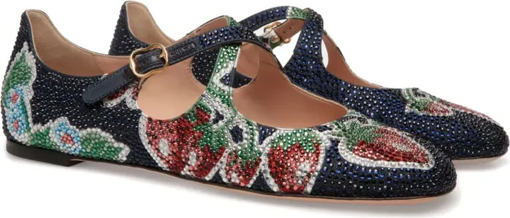 Byntia-Cry leather ballerina shoes - Image 2