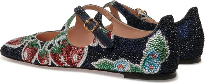 Byntia-Cry leather ballerina shoes - Image 3