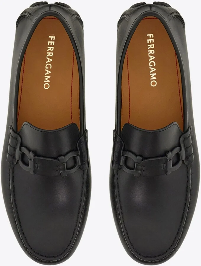 Byte Gancini Leather Loafers - Image 2