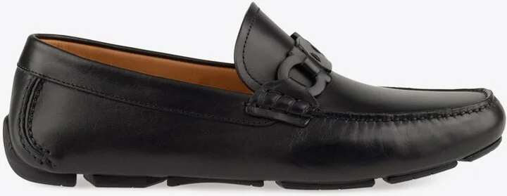 Byte Gancini Leather Loafers