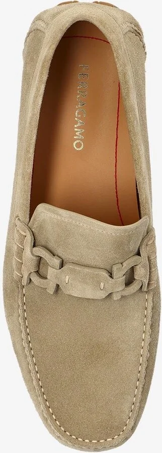 Byte Gancini Suede Loafers - Image 3