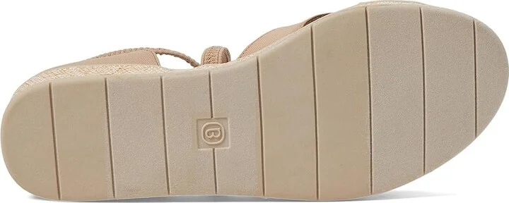 Bzees Bali Sand Strappy Wedge Sandals Women's Sandals Walnut Brown : 7 W, Textile - Image 3