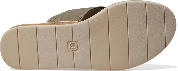 Bzees Bay Wedge Sandals Women's Sandals Olive Green : 8.5 W, Synthetic/Textile - Image 3
