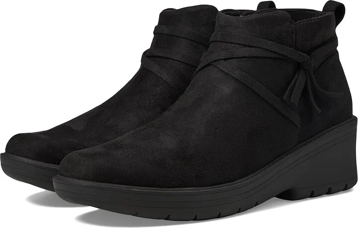 Bzees Blaine Women's Boots Black Fabric : 9.5 M