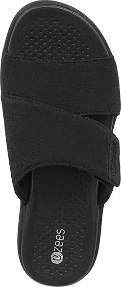 Bzees Carefree Wedge Sandals Women's Sandals Black : 7 M - Image 2