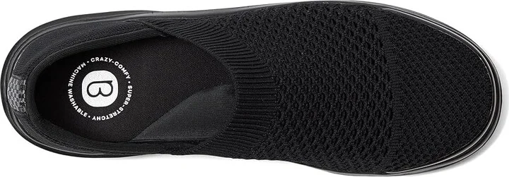 Bzees Charlie Women's Shoes Black Open Knit : 10 M, Textile - Image 3