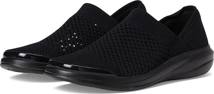 Bzees Charlie Women's Shoes Black Open Knit : 10 M, Textile