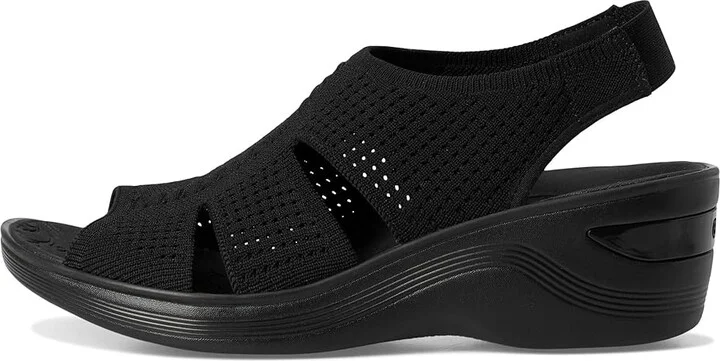 Bzees Double Up Women's Shoes Black Knit : 10 M - Image 6