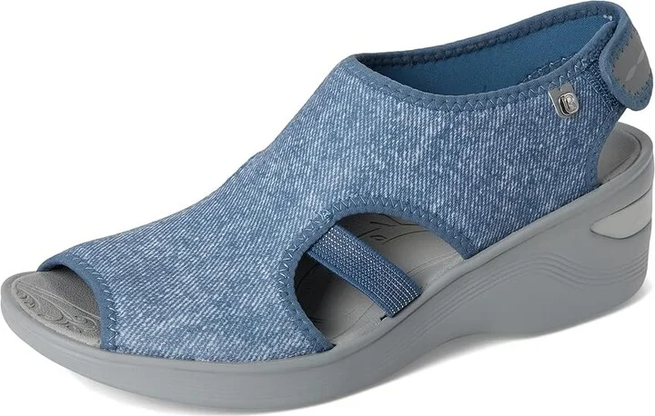 Bzees Dream Women's Sandals Denim : 10 M, Textile - Image 6