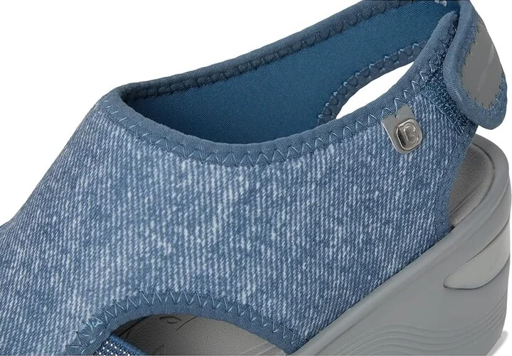 Bzees Dream Women's Sandals Denim : 10 M, Textile - Image 8