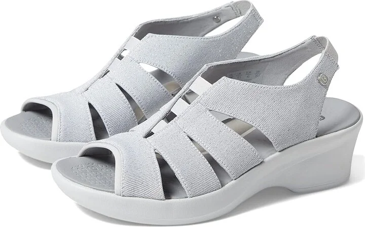 Bzees Finale Women's Shoes Silver : 9.5 M