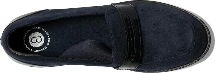 Bzees First Class Women's Shoes Navy : 10 M, Textile - Image 2